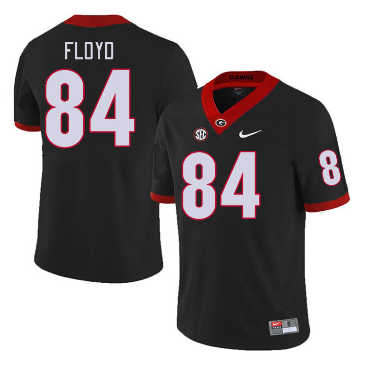 #84 Leonard Floyd Georgia Bulldogs Jerseys Football Stitched-Retro Black